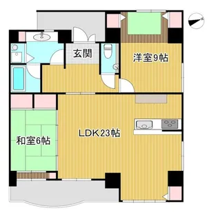 アップル第7マンション【10階】の間取り