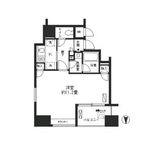 一ツ橋フォレスター【11階】の間取り