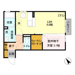 セジュール A【1階】の間取り