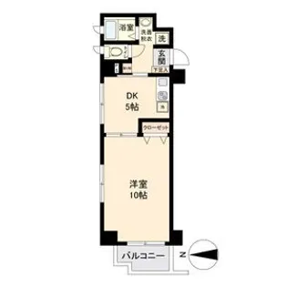 アーバンフラッツ伏見【2階】の間取り