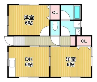 第4栄ハイム【1階】の間取り