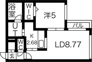 Mascalese(マスカレーゼ)【2階】の間取り