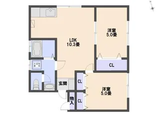 ハイムベルク D棟【1階】の間取り