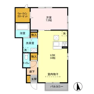 アルカンシェル【1階】の間取り