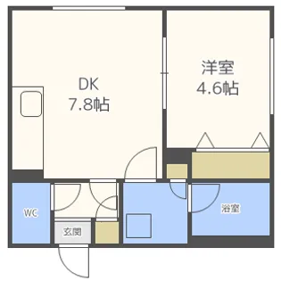 Asso Lusso Sumikawa(アッソルッソ澄川)【4階】の間取り