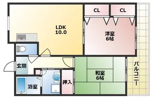 エスペランサ41【2階】の間取り