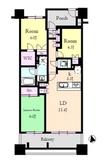 パークホームズ志木ステーションファースト【3階】の間取り