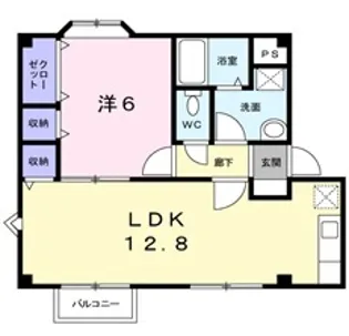 プラドールあやめ【2階】の間取り