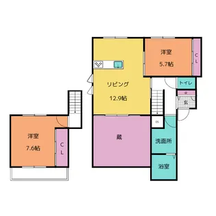 オアシス W【2階】の間取り