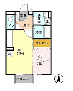 AP-AKI【1階】の間取り