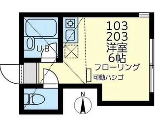 ユナイト富士見Bell Epoch【2階】の間取り