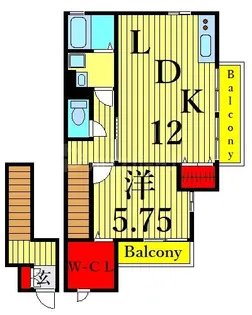 ヴェール【2階】の間取り