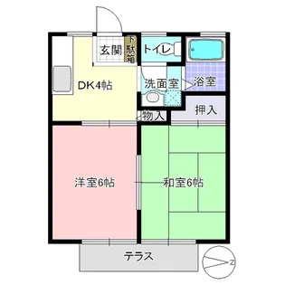 サンシティ【1階】の間取り