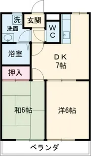 アルカディア【2階】の間取り