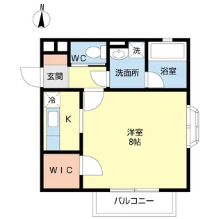 ミーティア【2階】の間取り