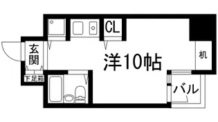 コメットマンション鴻池【9階】の間取り