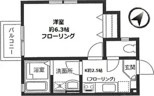 アンジェリーク上永谷【1階】の間取り