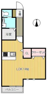 サイドスプリング II【2階】の間取り