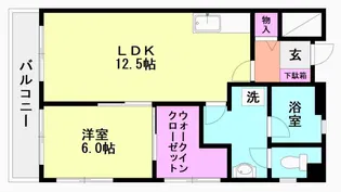 石川マンション【3階】の間取り
