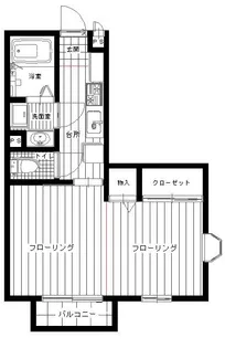アムール・マコ【2階】の間取り