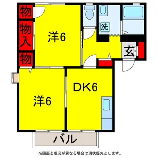 リヴェール壱番館【1階】の間取り