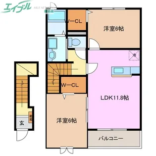 ブリアン【2階】の間取り