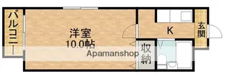 中沢CHG【4階】の間取り
