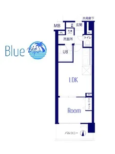 湘南辻堂駅前マンション【2階】の間取り