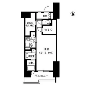 パークキューブ東品川【1階】の間取り