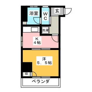 橋本ビル【5階】の間取り
