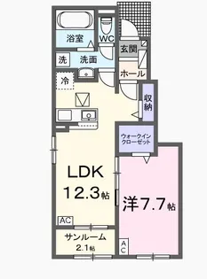 リアン・ノード【1階】の間取り