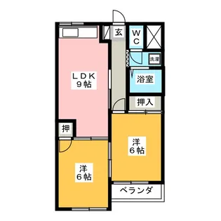 第2川瀬ビル【2階】の間取り