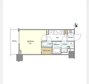 BluRock青葉台【6階】の間取り