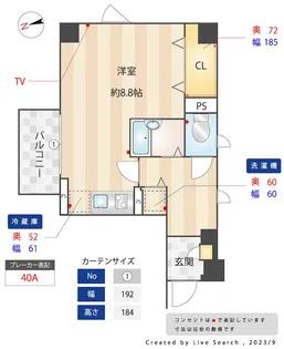 メインステージ野方駅前【3階】の間取り