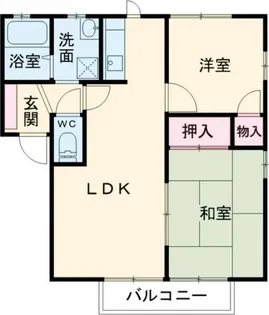 グランベール21 B棟【1階】の間取り