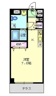 コンフォート テラス【1階】の間取り