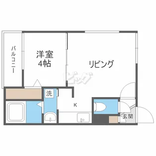 デュークYK山の手【2階】の間取り