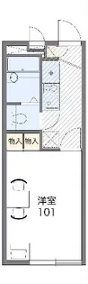 レオパレスさくら【2階】の間取り