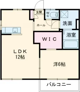 コーポ本明【1階】の間取り