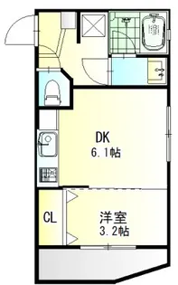 メルヴェーユ津田沼【4階】の間取り