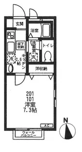 Fifth Avenue【1階】の間取り