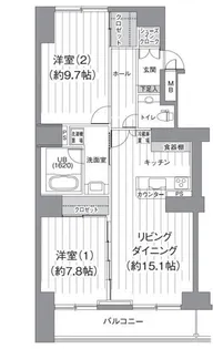 T’s garden北柏 1号棟【4階】の間取り