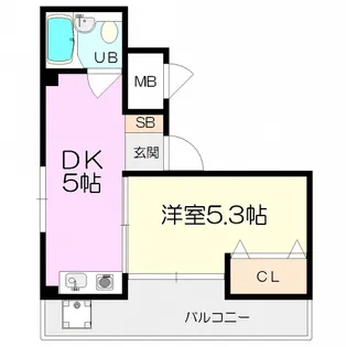アイエスオー参番館【3階】の間取り