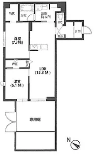 リラフォート【1階】の間取り
