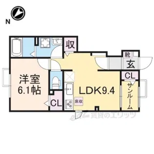 MK・テララ【1階】の間取り