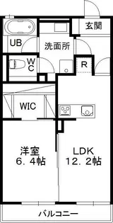 ヒルズレジデンシャルG【2階】の間取り