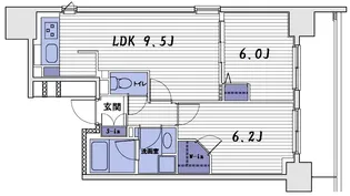 エスティメゾン大島【11階】の間取り