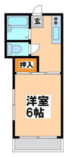 武蔵野コーポ【当店限定物件】【1階】の間取り
