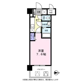 メゾン西梅田【8階】の間取り