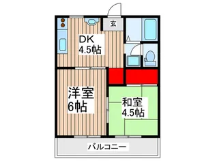 プレミール【3階】の間取り